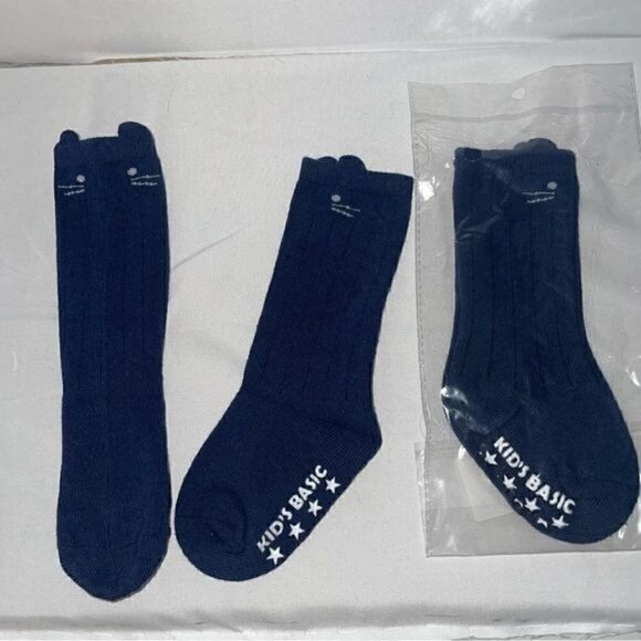 Toddler Socks Knee High Stars All over Printed Graphic Casual High Pull on Socks - Picture 2 of 6